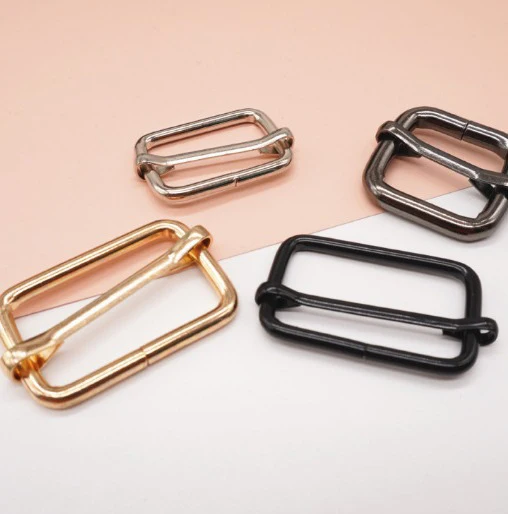 High-Grade Metal Wire Pull Core Buckle Japanese Style Adjustment Buckle for Bags and Luggage Handbag Hardware Accessories