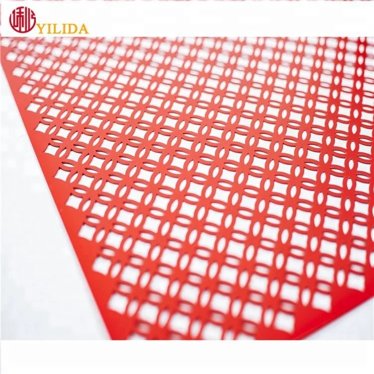PVDF Coated Aluminum Perforated Metal Mesh for Curtain the Wall