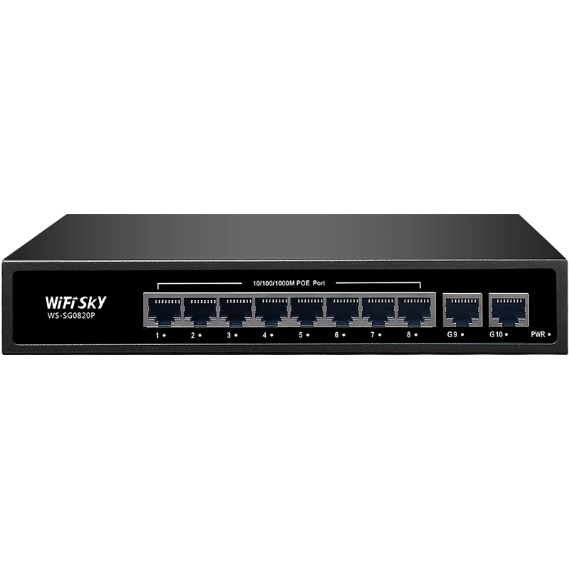 WiFiSKY CF--SG0820P 100M Unmanaged Industrial Network Reverse 8 Port POE switch
