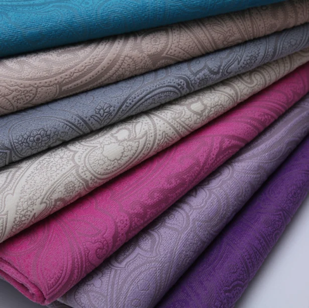 100% POLYESTER KNITTING FABRIC PRICE embroidered china upholstery fabric