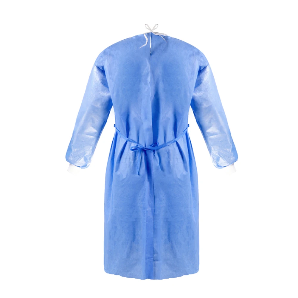 Disposable Protective Suit Sterilization Surgical/Medical Nonwoven Isolation Gown with Thumb holes protective gown