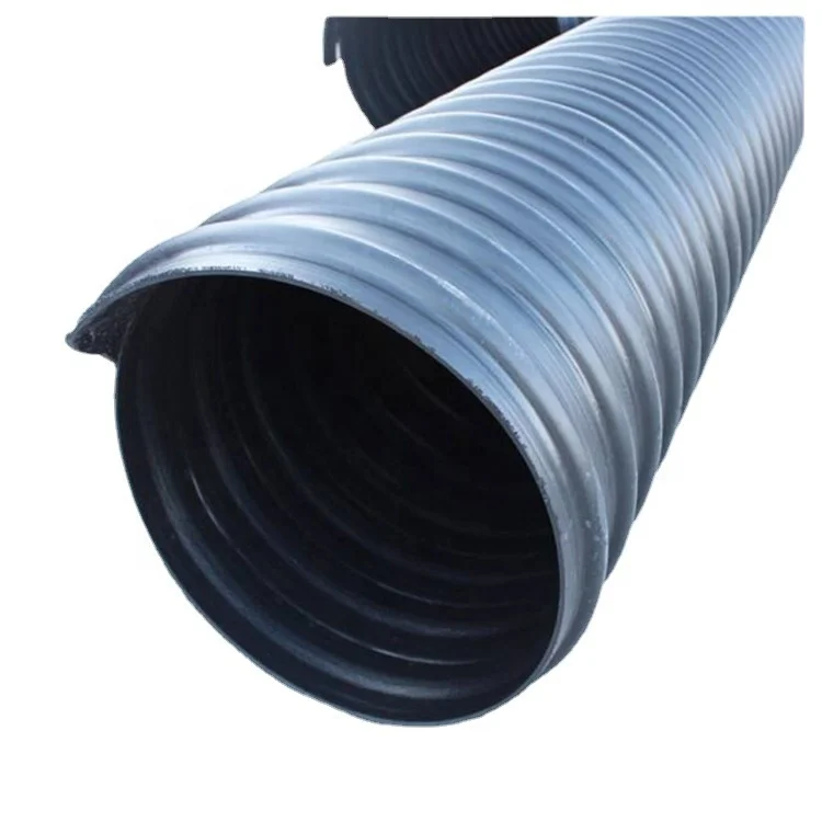 Высококачественные композитные трубы из полиэтилена высокой плотности HDPE труба Krah гофрированная пластиковая дренажная трубка