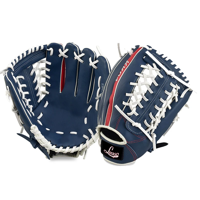 Custom logo light weight & artifical pvc  training baseball gloves softball gloves china supplier