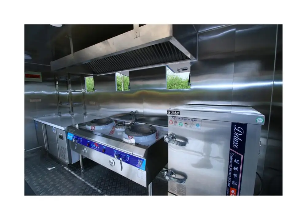 Camiones De Comida Usados Used Street Food Vending Coffee Pancake Carts for Sale