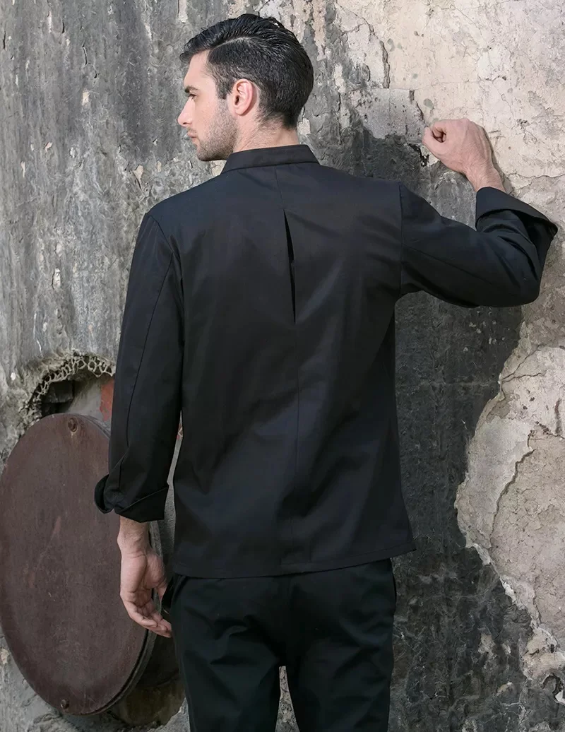 Горячая Распродажа, Профессиональная форма шеф-повара, хлопковый фартук для кухни