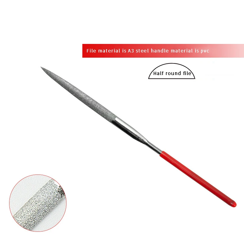 Popular design multi-gauge mini needle file set, 10 shapes including oval, triangle, square file, etc
