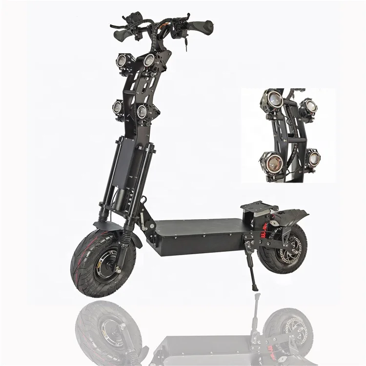 
REALMAX newest 2 motor Wheel Lithium Battery Fat Tyre Folding Skateboard Electric Scooter on sale 