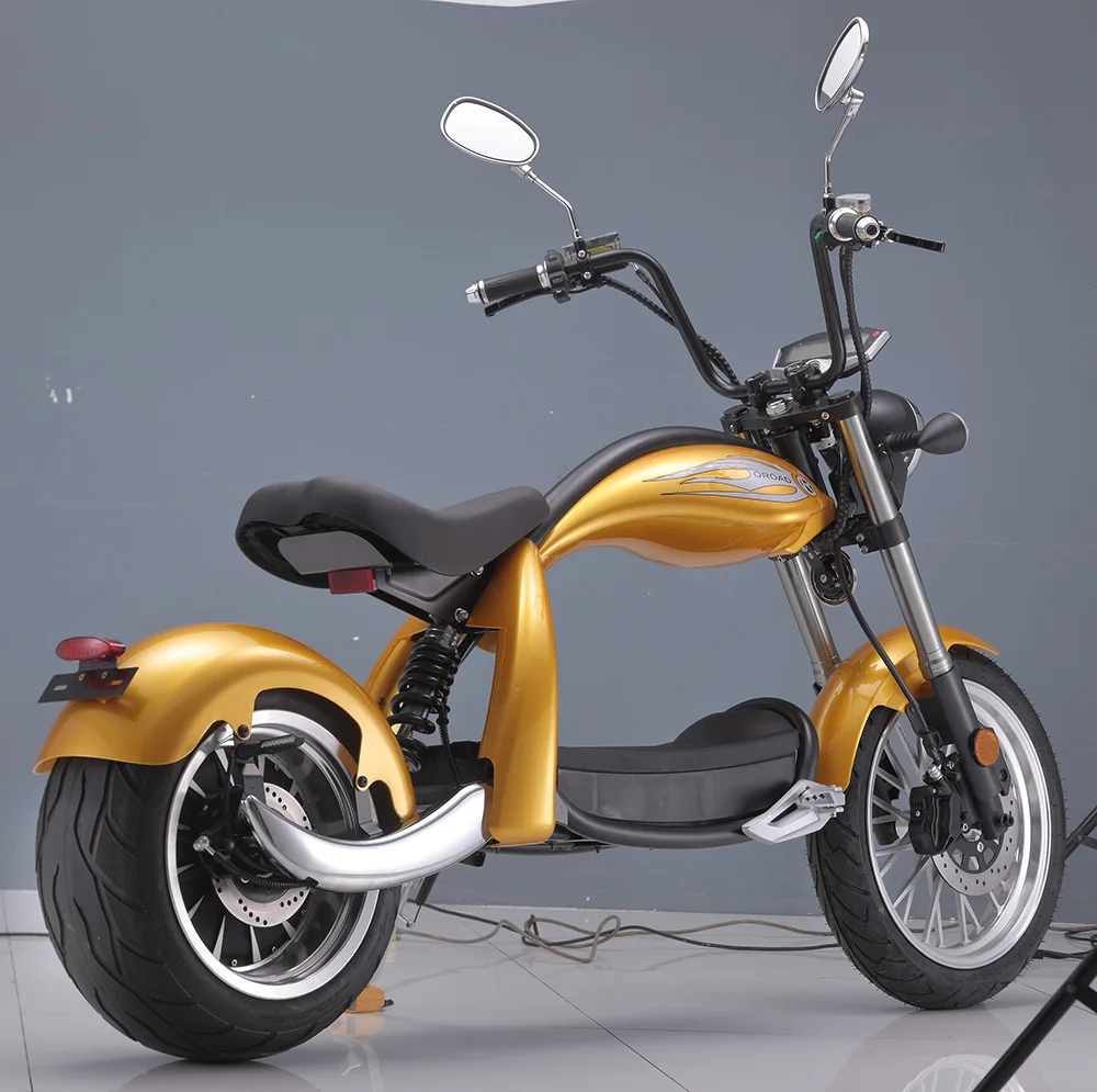 
2021 New Promotional Various 2000W Citycoco Newest Design 18*9.5 Inch halei Durable Big Wheel Electric Scooter 