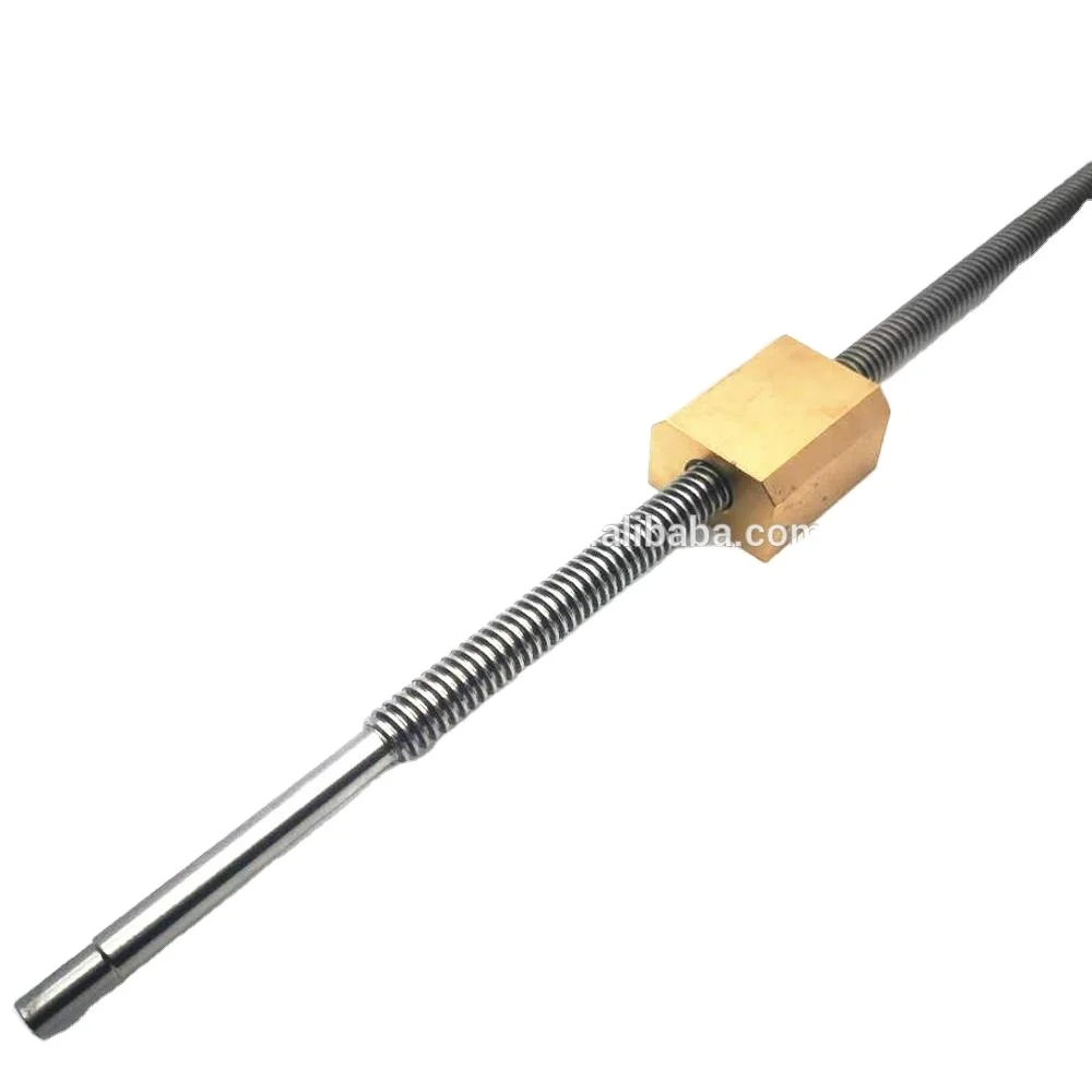 Specializing in the production of automatic lifting table screw 12*9*3 head (P3) grinding screw trapezoidal screw