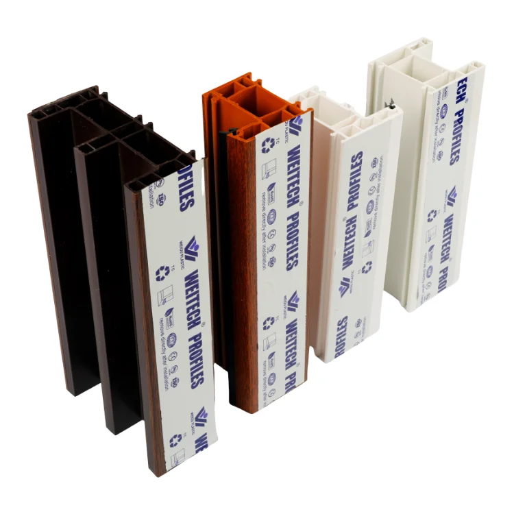 Anti-uv 3 track frame sliding window and door upvc profiles from China top manufacturer