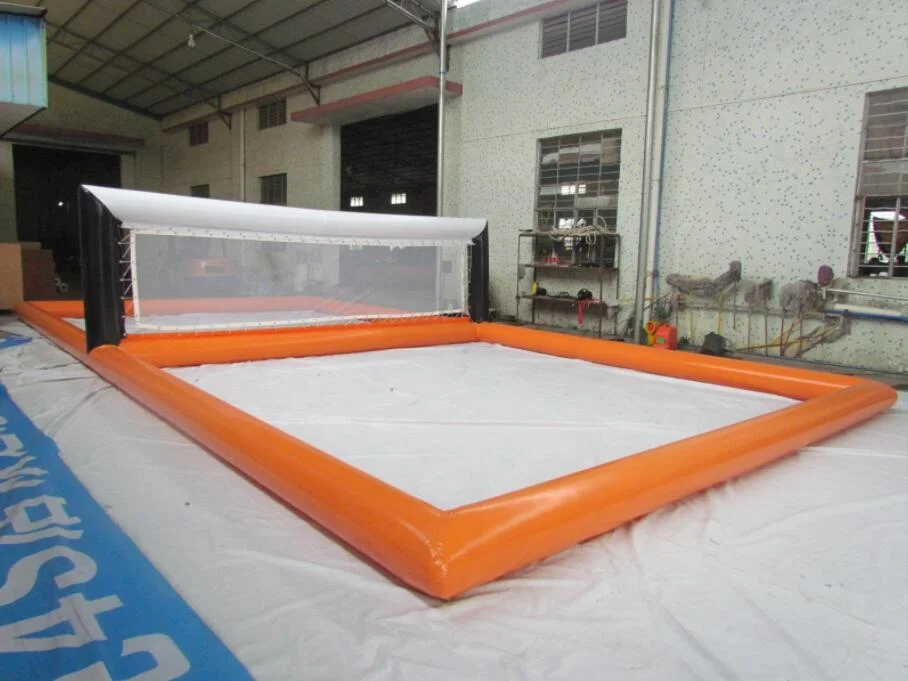 12X6M China Guangzhou inflatable water park games volleyball court for sale