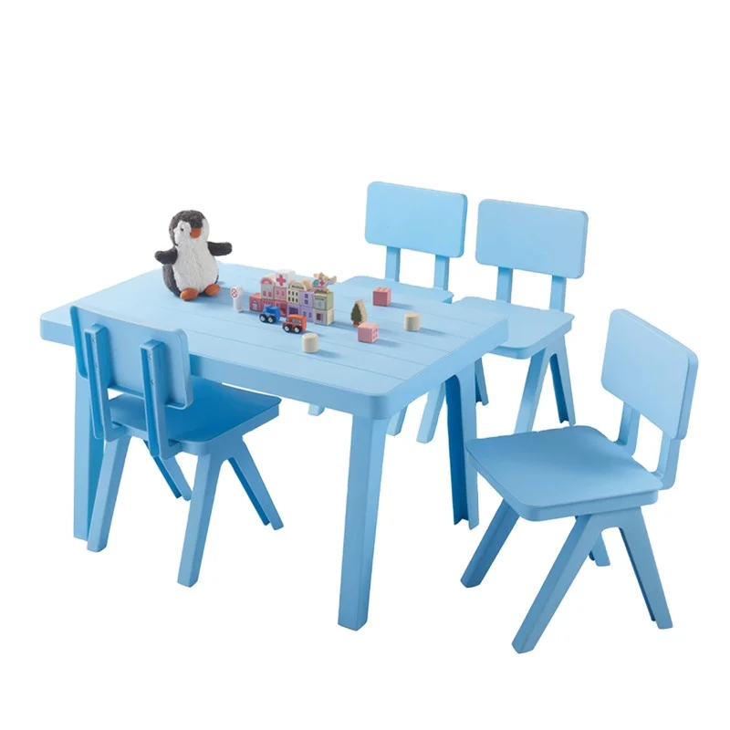 Hot Sale Plastic Modern School Furniture Kids Classroom Furniture Study Table and Chairs