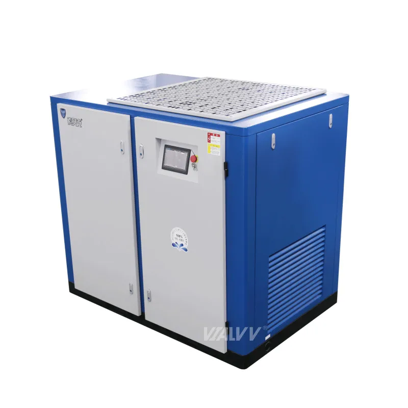Низкошумный безмасляный воздушный компрессор 40hp 50hp 60hp винтовой 30KW 37kw 45kw медицинский