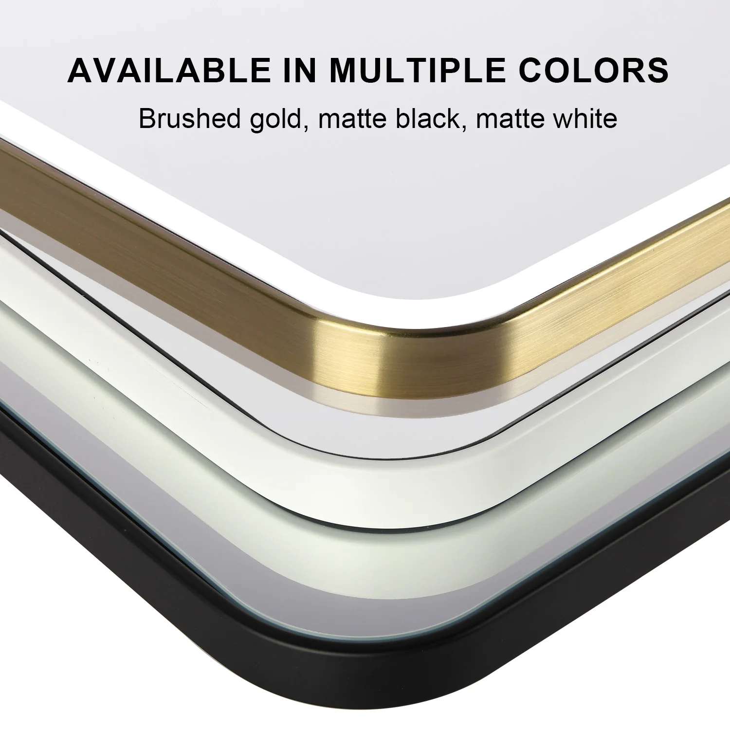 Hotel bathroom vanity led bath mirrors with light touch screen led smart mirror for bathroom