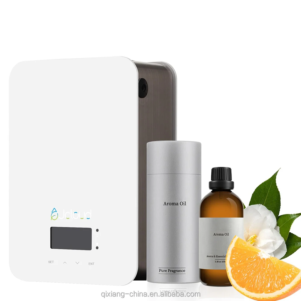 Aromannano Cover Up to 2000 Sq.   Smart Scent Air Machine for Home with Spring Breeze Essential Oils 100ML, HVAC Scent Diffuser