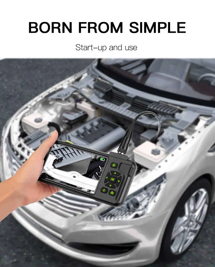 5mm Endoscope Camera Lens Double Lens Endoscope Inspection Camera For Pipes