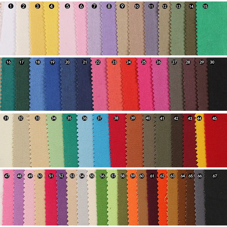 Wholesaler Factory Direct Sale Cloth TC Fabric Roll 7 oz canvas fabric