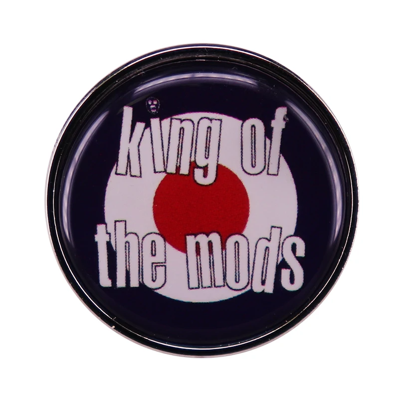 King of The Mods Lapel Pin Shooting Archery Target Brooch Button Badge Gifts & Merchandise