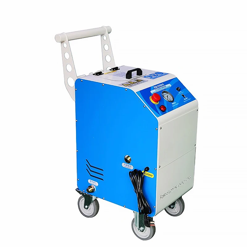 CO2 Dry Ice Blaster Pelletizer Steel Plate Washing Cleaning Cleaner Dry Ice Blasting Machine