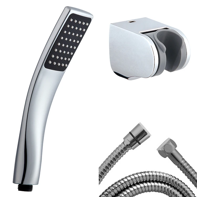 Bathroom Refined Curved Hand Held Chrome Shower Head Sprayer Face Handheld Plated Toilet New Hand Shower