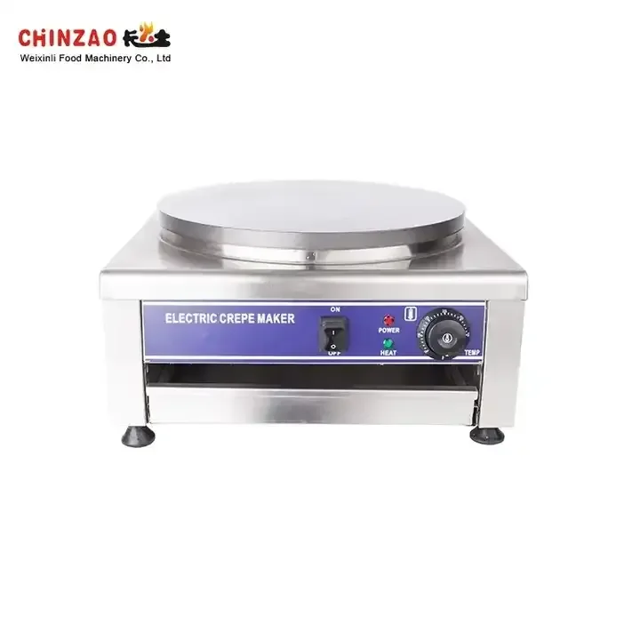 High Quality Commercial fast food Restaurant Crepe Machine Electric Industrial Pancake Crepe Maker For Catering Equipment