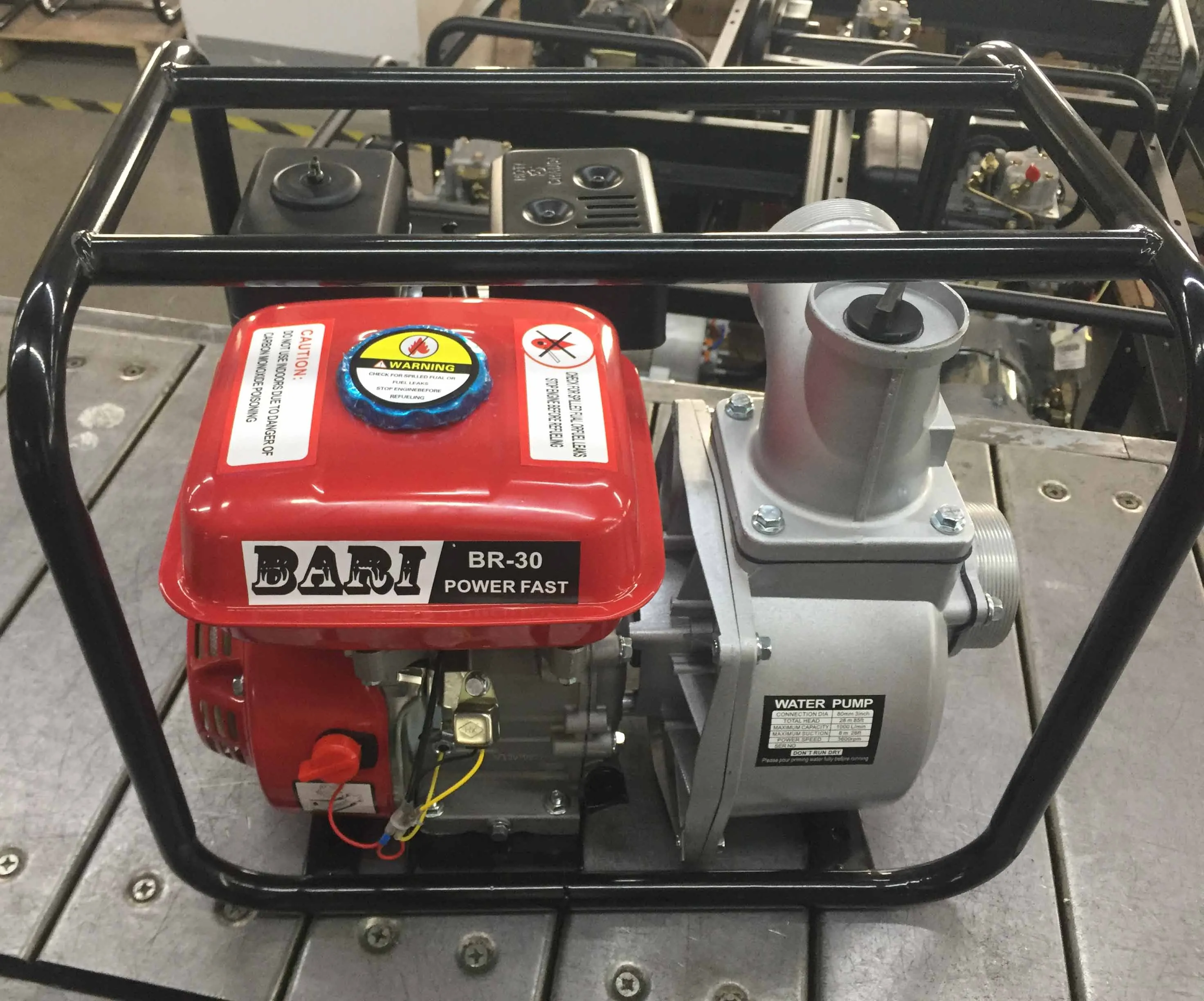 Powered by GX160 GP160 wp30 5.5hp water pump