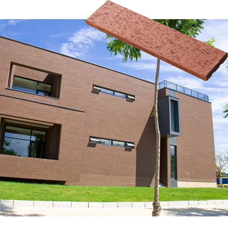 Настенная облицовочная глина кирпичная плитка klin Настенные блоки камень для украшения стен установка