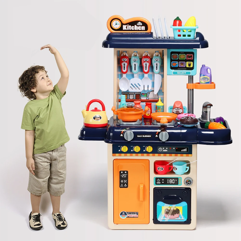 Early Education Pretend Role Play Toy Manufacturer Direct Selling Pink Cute Kitchen Toy