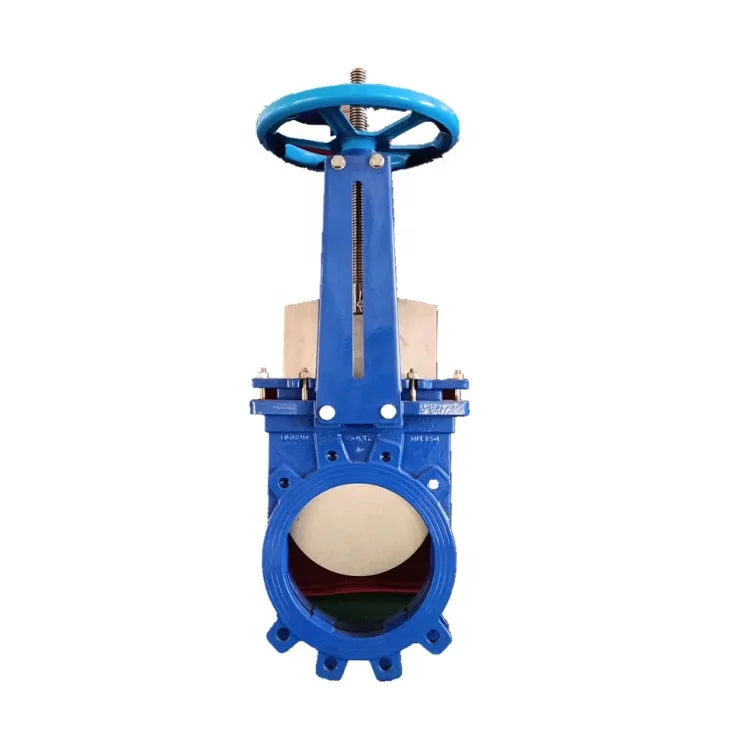 Ggg40 Ductile Iron Wafer Lug Type Pn10 Pn16 Knife Gate Valve with SS304/SS316 Disc