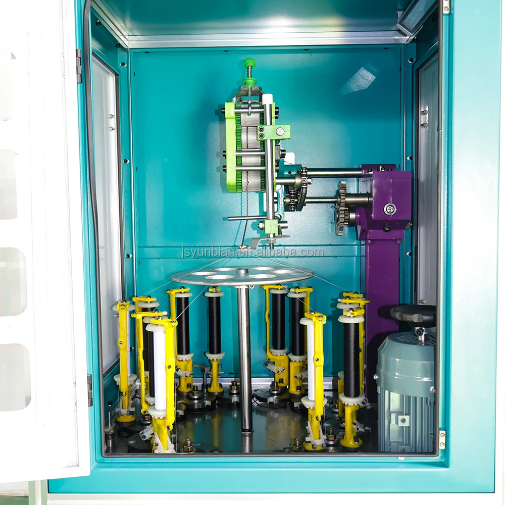 Cotton cloth tape making machine Yunbian (90-12-1) 12 spindle 1 head high speed rope braiding machine nylon rope