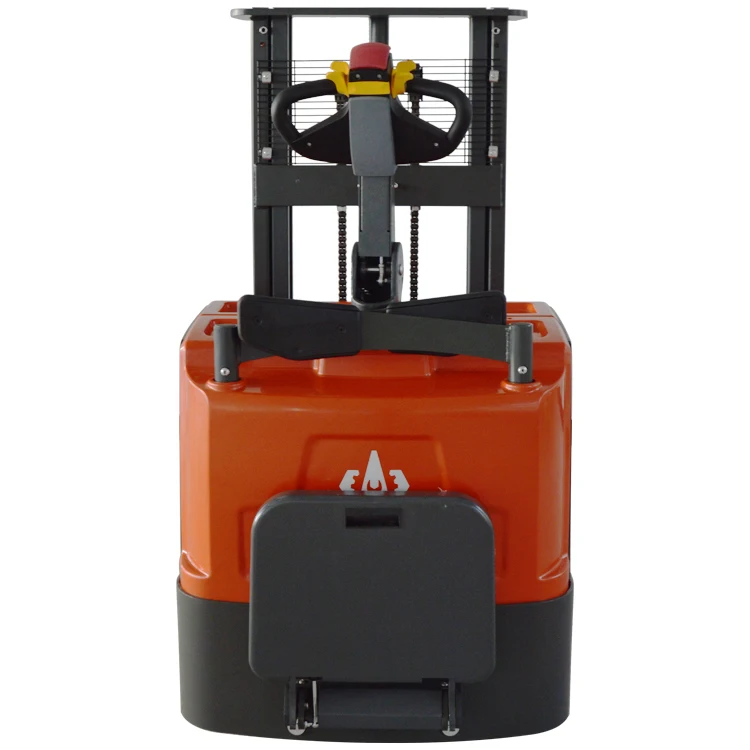 stand on up electric double pallet forklift 1ton electric pallet stacker price