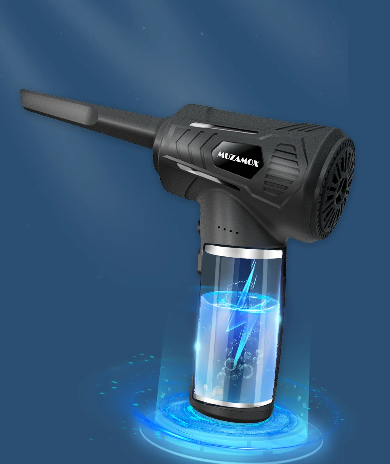 Cordless AIR Duster and vacuum 2 in 1 3 Gear Speed 51000 Rpm, Rechargeable Blower for Computer, Keyboard and Electronics Clean