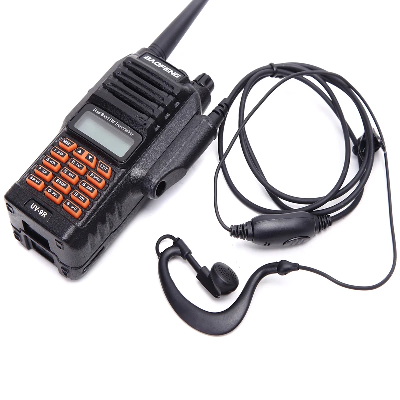 Baofeng UV-9R Plus E002 Waterproof Two Way Radio Headset KU904