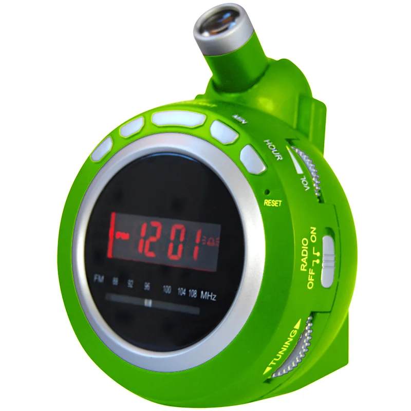 Digital Projection Alarm Clock with Rotating Ceiling Wall Projector with time display