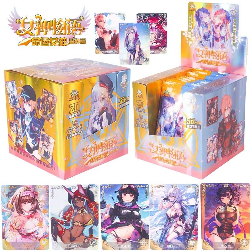 SM japanese anime Table Toys For Family Christmas Goddess Story EVA collect Card Child Kids Birthday Gift girl play Game Cards