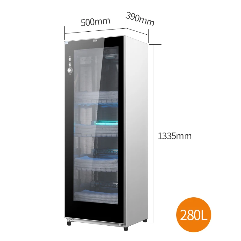 Home Appliance Commerical Towel Disinfection Cabinet Single Door Large Capacity uv towel sterilization cabinet