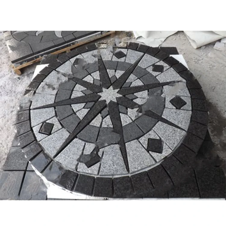 compass paving stone paving stone circle round paving stone