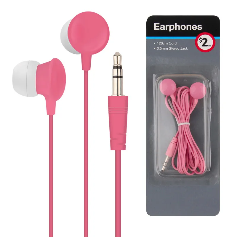 Cheap high quality factory wholesale 3.5mm Stereo Music headset Portable Earphone super bass Wired In-Ear Headset Earphone