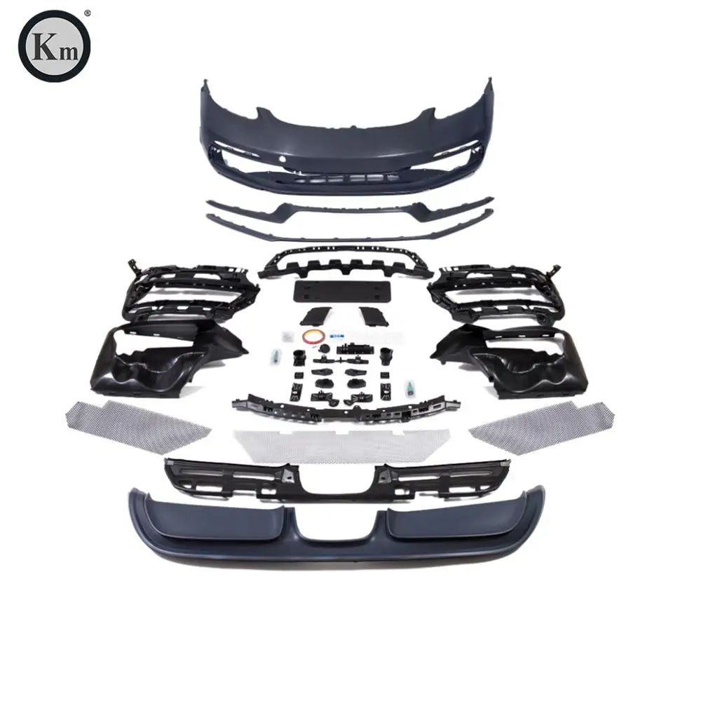 KM for Porsche 718 cayman & boxster upgrade GTS sport design bodykit bumper front bumper rear diffuser facelift