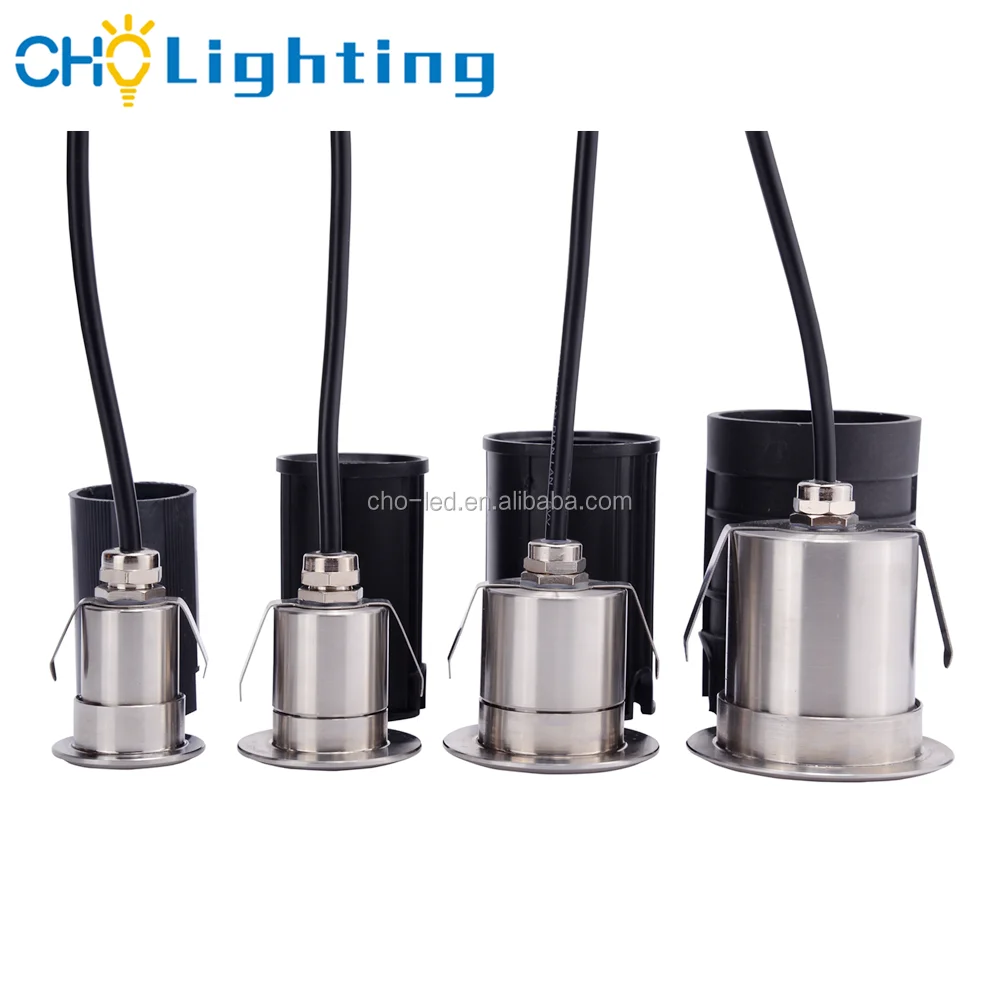 3w rgb multi-color IP68 waterproof stainless steel led underground buried swimming pool light 12v 24v