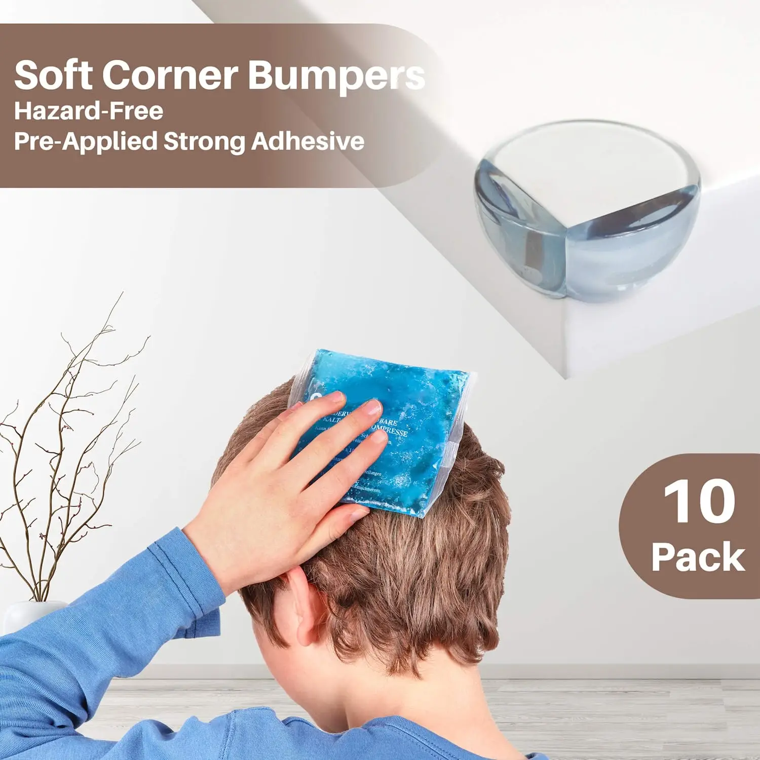 Complete Baby Proofing Kit - Child Safety Hidden Locks for Cabinets & Drawers Adjustable Safety Latches Corner Guards and Outl