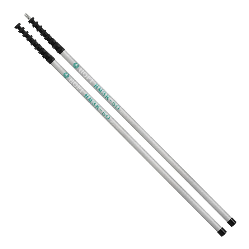 HOFI HM3K-50 new style 50ft telescopic pole carbon fiber water fed poles with brush for fruit harvesting