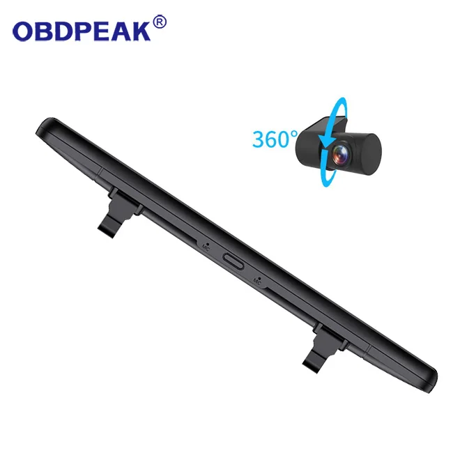 
Dual Lens HD 1080P Dash Cam Streaming media Rearview Mirror Car Camera Night Vision 24H Parking Surveillance Car Video Recorder 