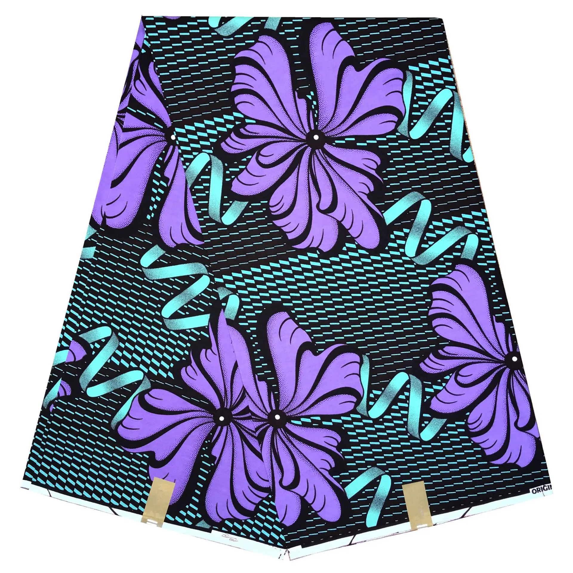 Deluxe Wax Fabric Design For African  Wax Print Fabric