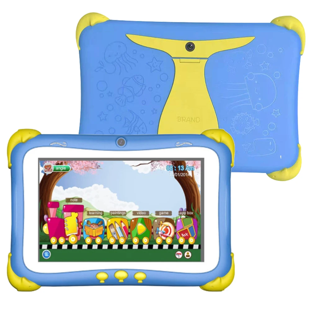 learning educational android pc octa core 2+32gb 5100mah 4g kids tablet with came lcd writing  sim card slot tablets for kids