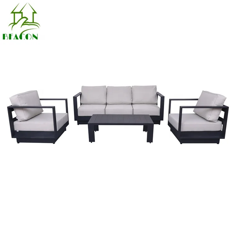Hot sale American Style Fashion Sofa Furniture High Quality Aluminum Sofa Outdoor Furniture Garden Set