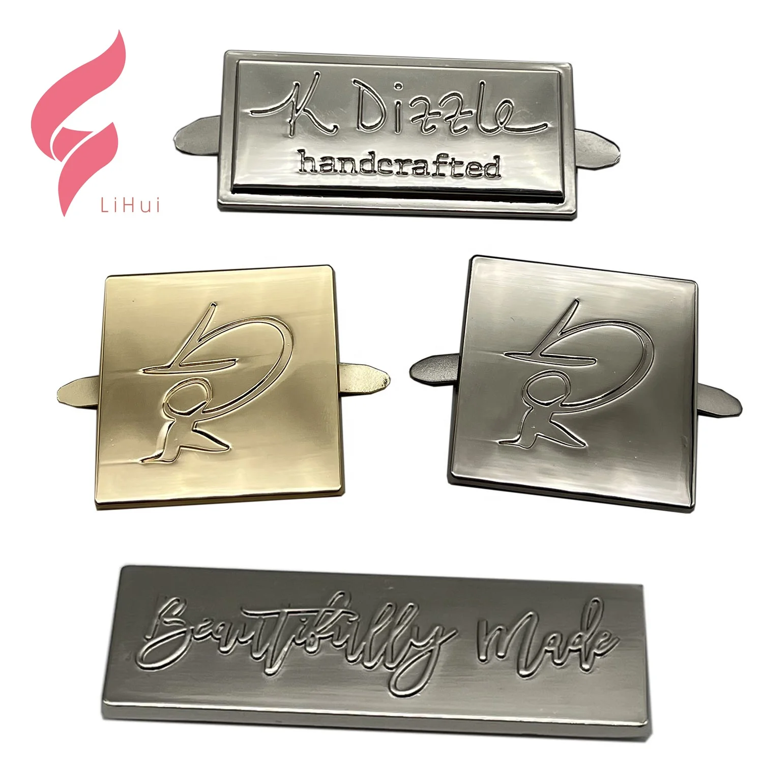 Металлические этикетки для сумочки