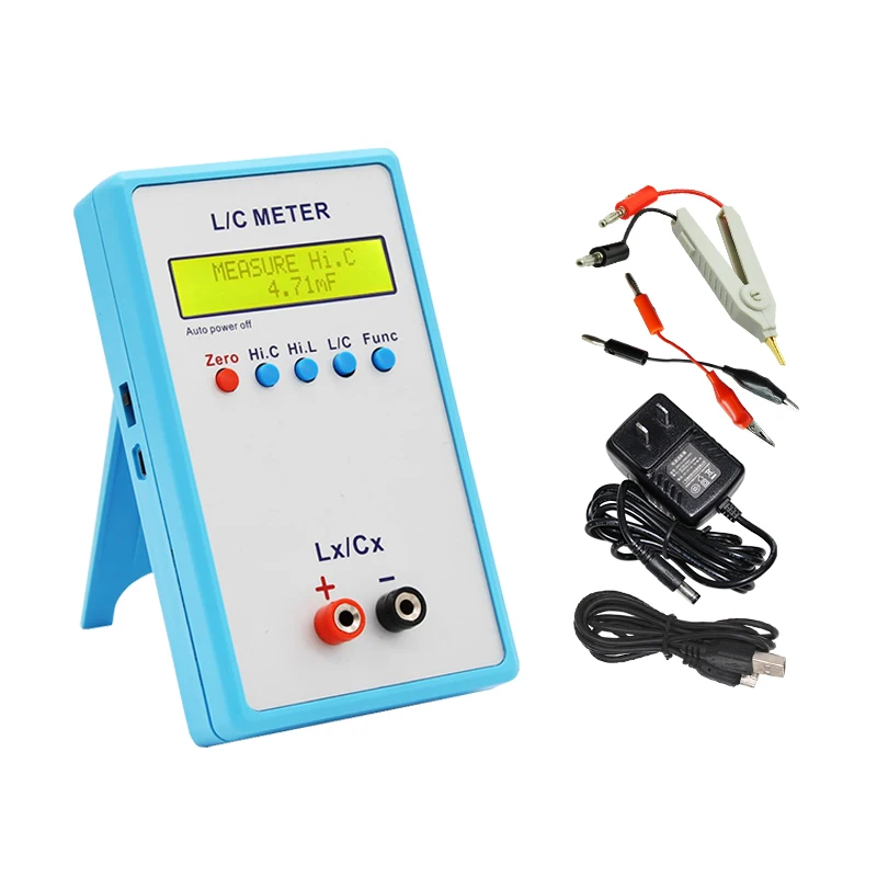 
JUNCTEK sell-well digital bridge 1pF-100mF 1uH-100H LC-200A capacitance inductance meter 