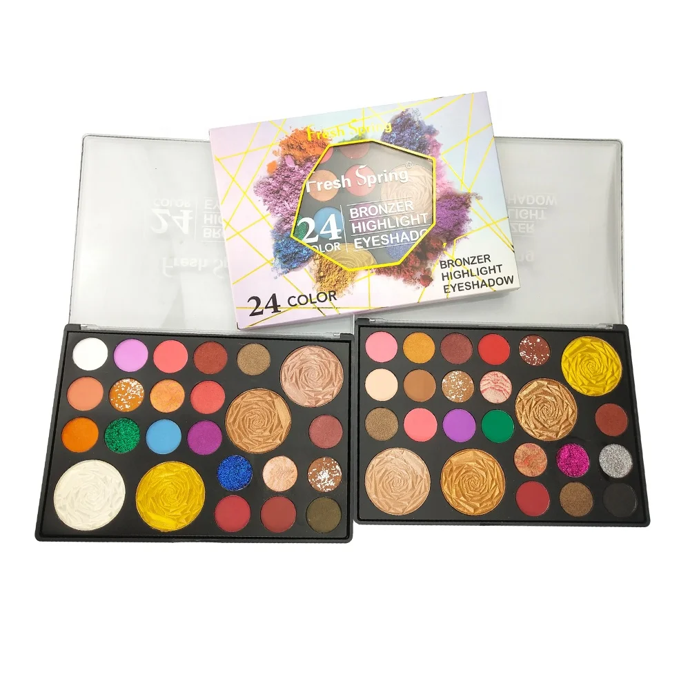 Top Services Factorycheap Make Up kit low price   24 Colors Eye shadow & Bronzer