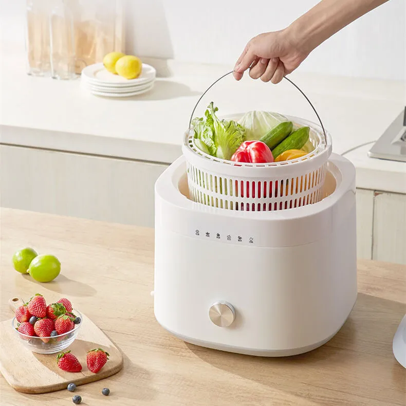 2023 Newest Home Use Meat Washer Ozone Vegetable and Fruit Sterilizer Cleaner Washer for Health